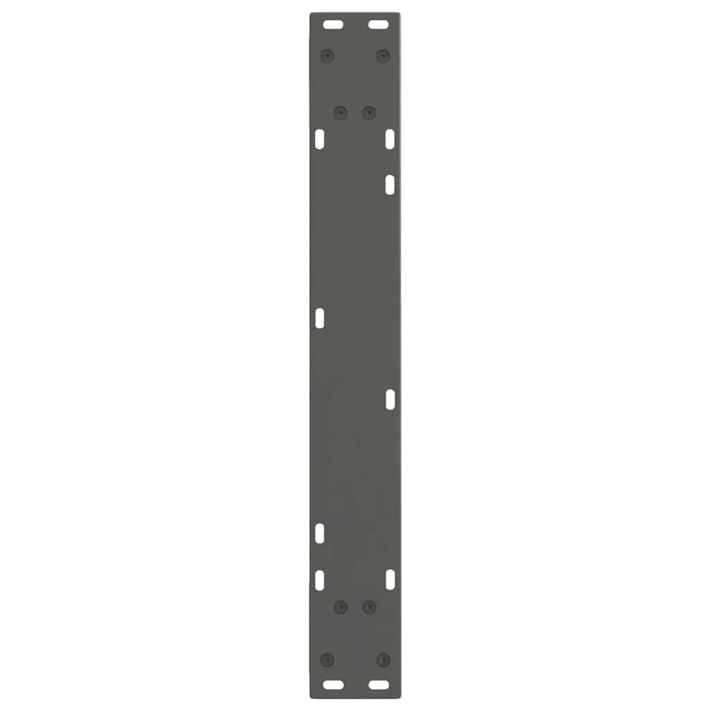 vidaXL Nogi do stołu jadalnego w kształcie litery V 2 szt. Antracyt 60x(72-73,3) cm Stal