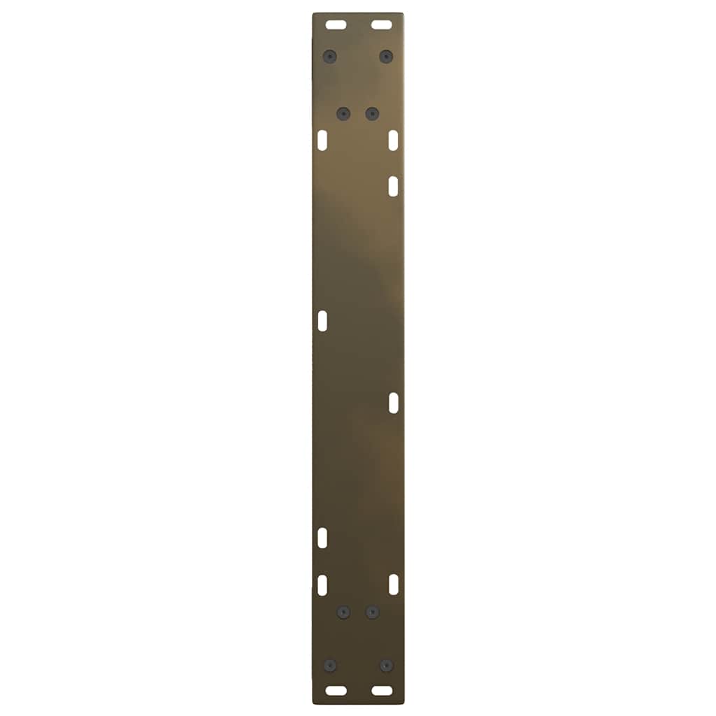 vidaXL Nogi do stołu jadalnego w kształcie litery V 2 szt. Naturalna stal 60x(72-73,3) cm Stal