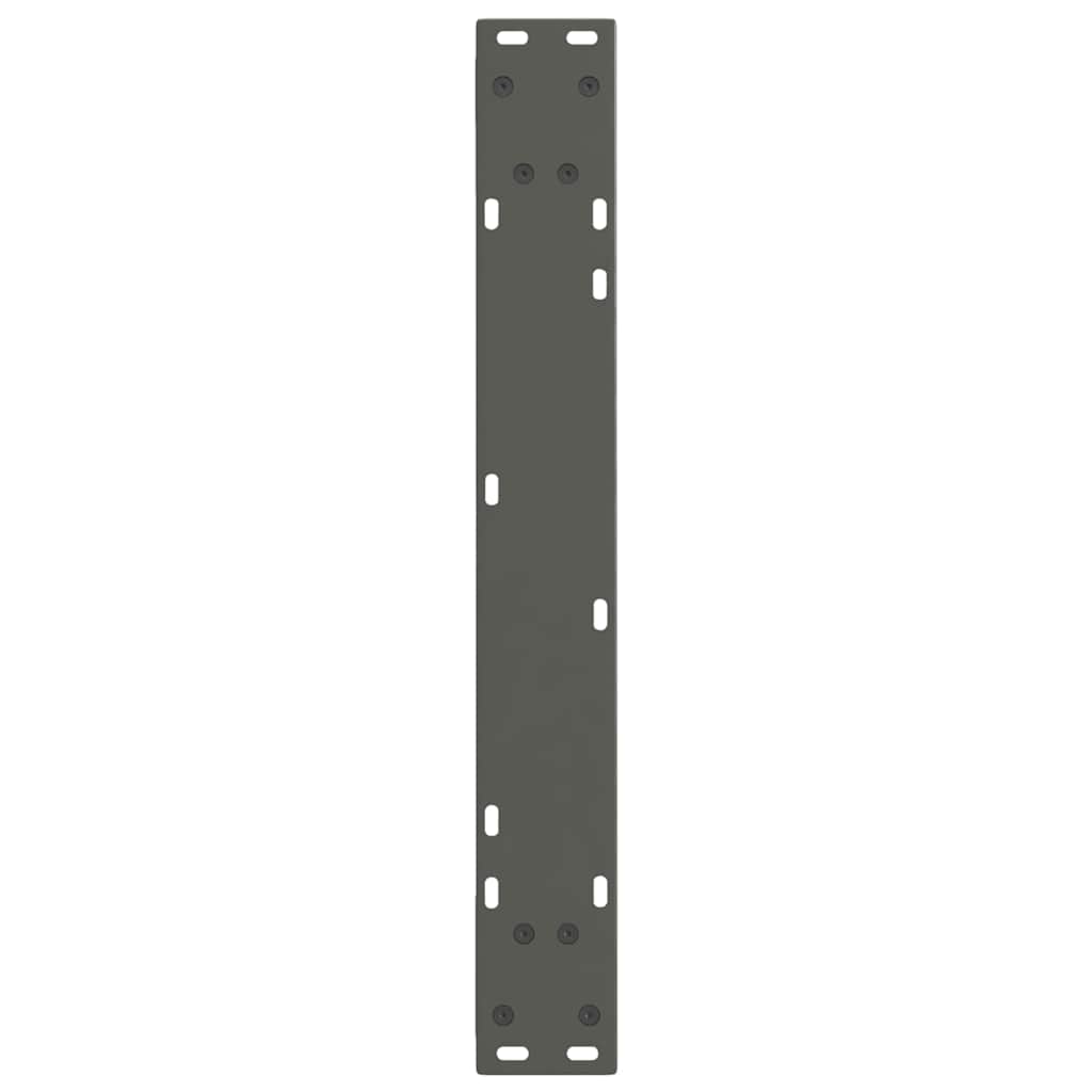 vidaXL Nogi do stołu jadalnego w kształcie litery V 2 szt. Antracyt 70x(72-73,3) cm Stal