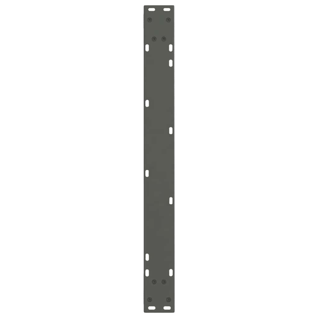 vidaXL Nogi do stołu jadalnego w kształcie litery V 2 szt. Antracyt 80x(72-73,3) cm Stal