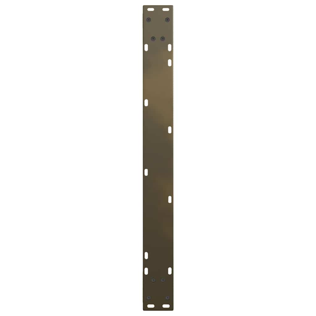 vidaXL Nogi do stołu jadalnego w kształcie litery V 2 szt. Naturalna stal 80x(72-73,3) cm Stal