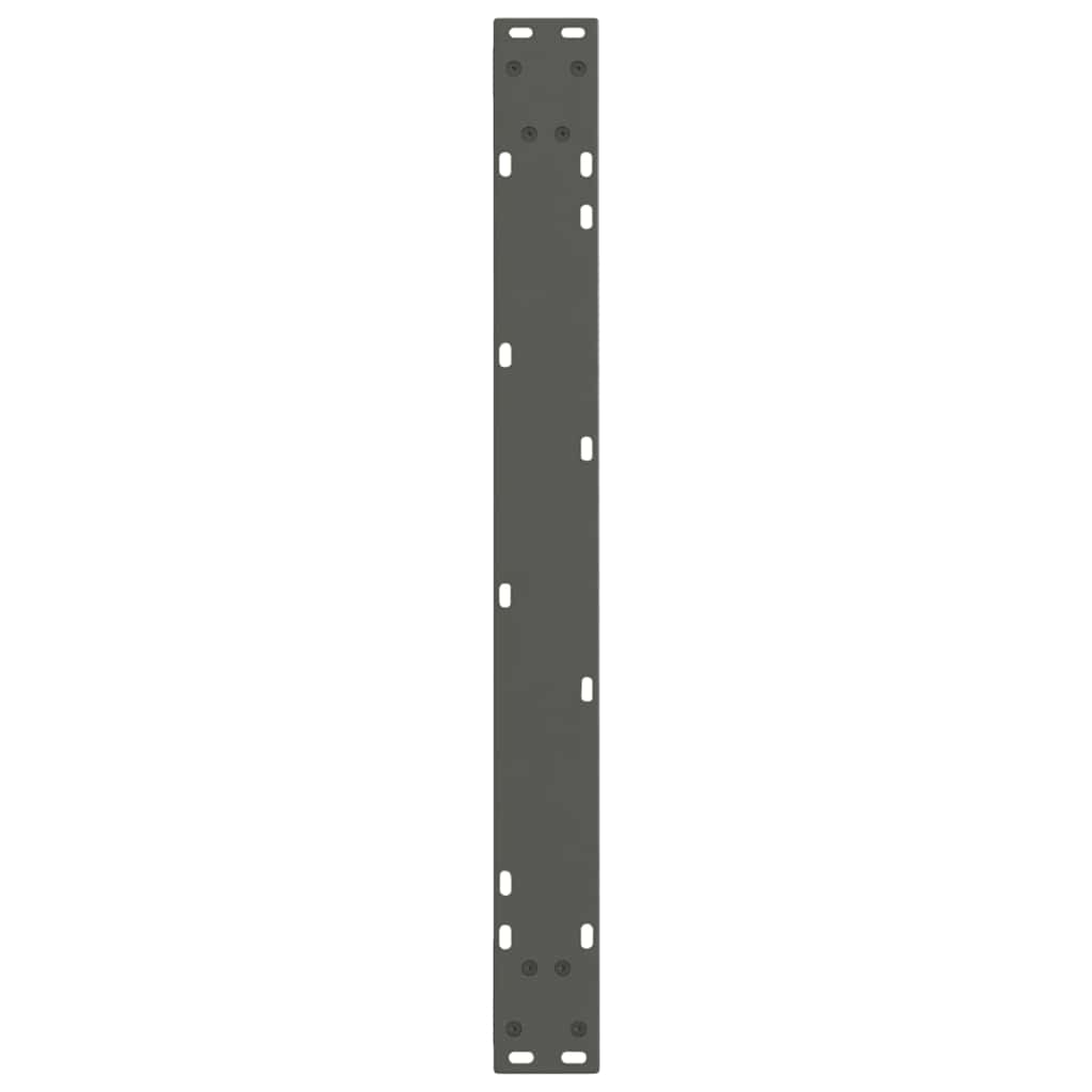 vidaXL Nogi do stołu jadalnego w kształcie litery V 2 szt. Antracyt 90x(72-73,3) cm Stal