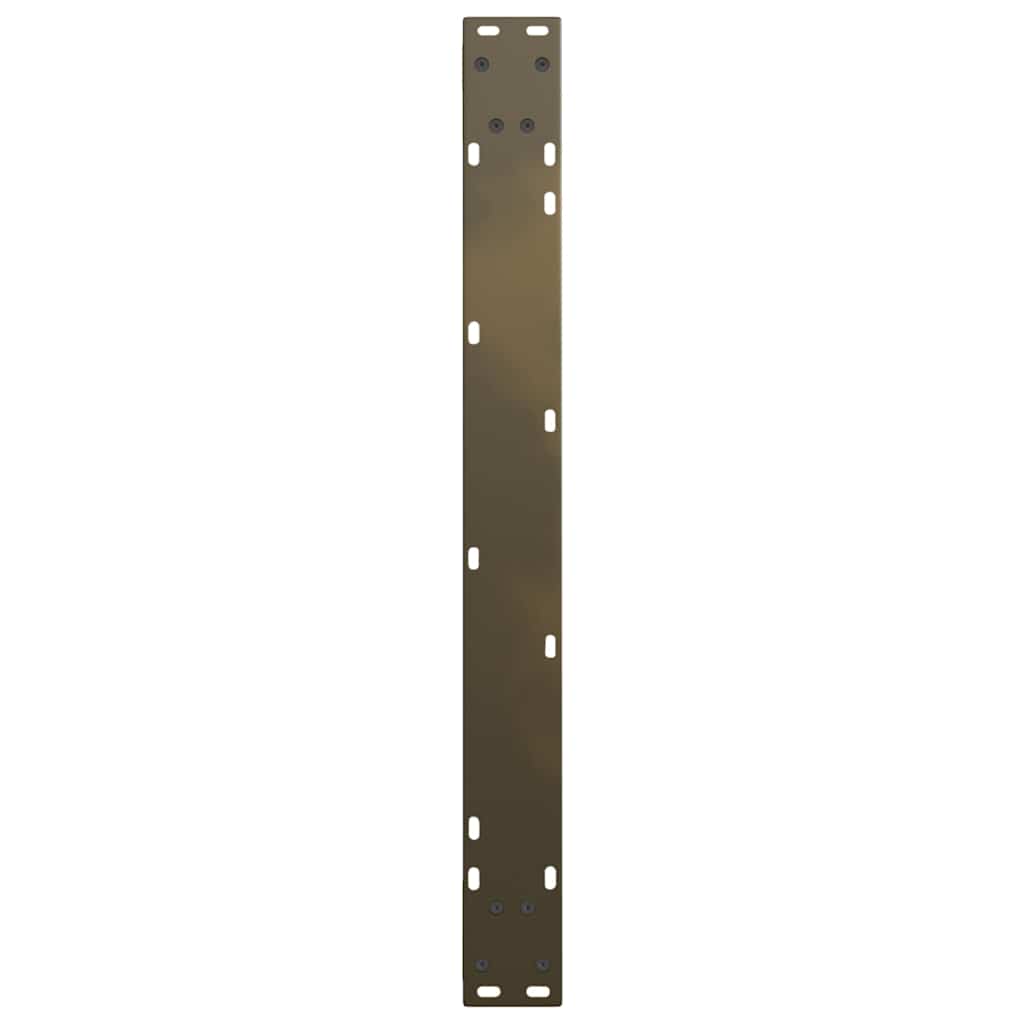 vidaXL Nogi do stołu jadalnego w kształcie litery V 2 szt. Naturalna stal 90x(72-73,3) cm Stal