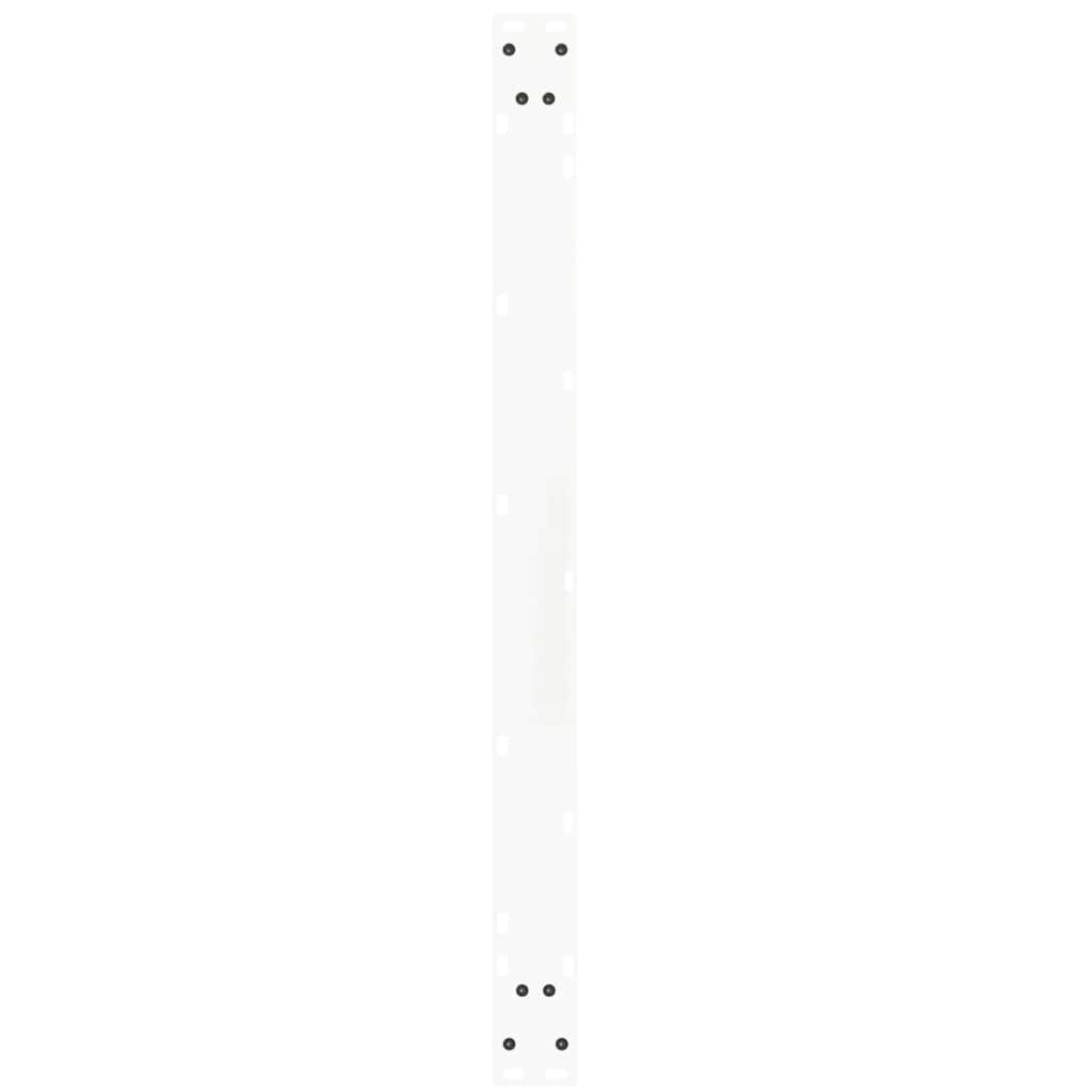 vidaXL Nogi do stołu jadalnego w kształcie litery V 2 szt. Białe 100x(72-73,3) cm Stal