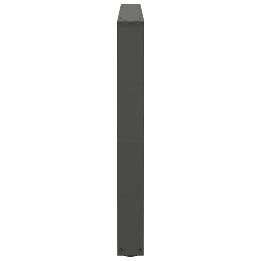 vidaXL Nogi do stołu jadalnego w kształcie litery V 2 szt. Antracyt 100x(72-73,3) cm Stal