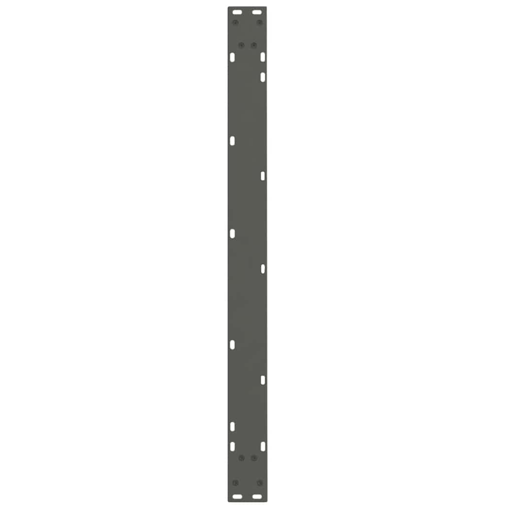 vidaXL Nogi do stołu jadalnego w kształcie litery V 2 szt. Antracyt 100x(72-73,3) cm Stal