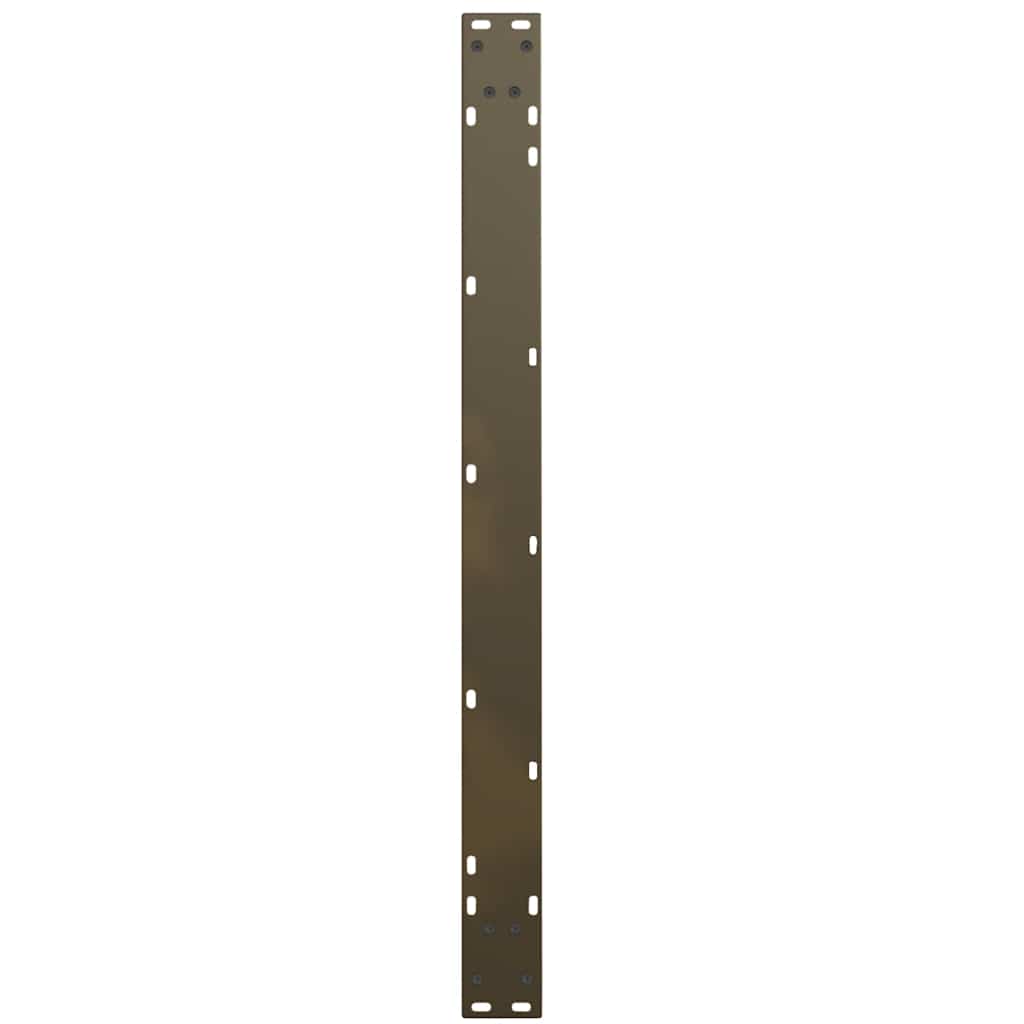 vidaXL Nogi do stołu jadalnego w kształcie litery V 2 szt. Naturalna stal 100x(72-73,3) cm Stal