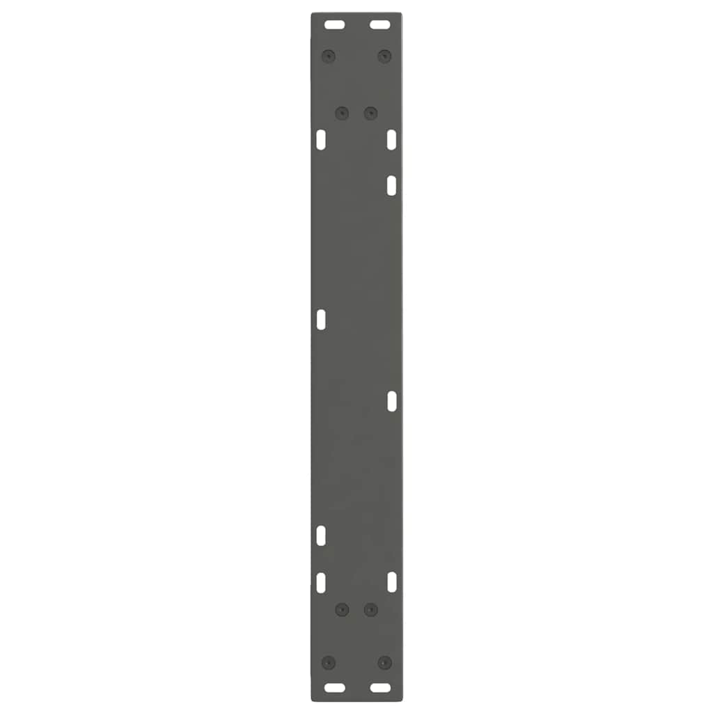 vidaXL Nogi do stołu jadalnego w kształcie litery V 3 szt. Antracyt 70x(72-73,3) cm Stal
