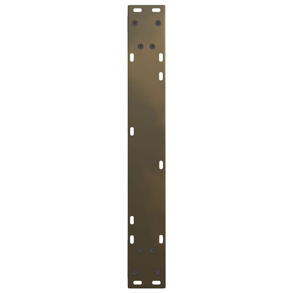 vidaXL Nogi do stołu jadalnego w kształcie litery V 3 szt. Naturalna stal 70x(72-73,3) cm Stal