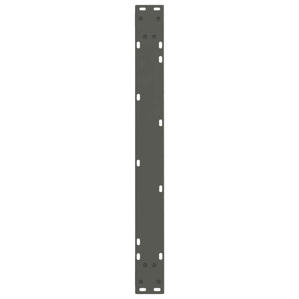 vidaXL Nogi do stołu jadalnego w kształcie litery V 3 szt. Antracyt 80x(72-73,3) cm Stal