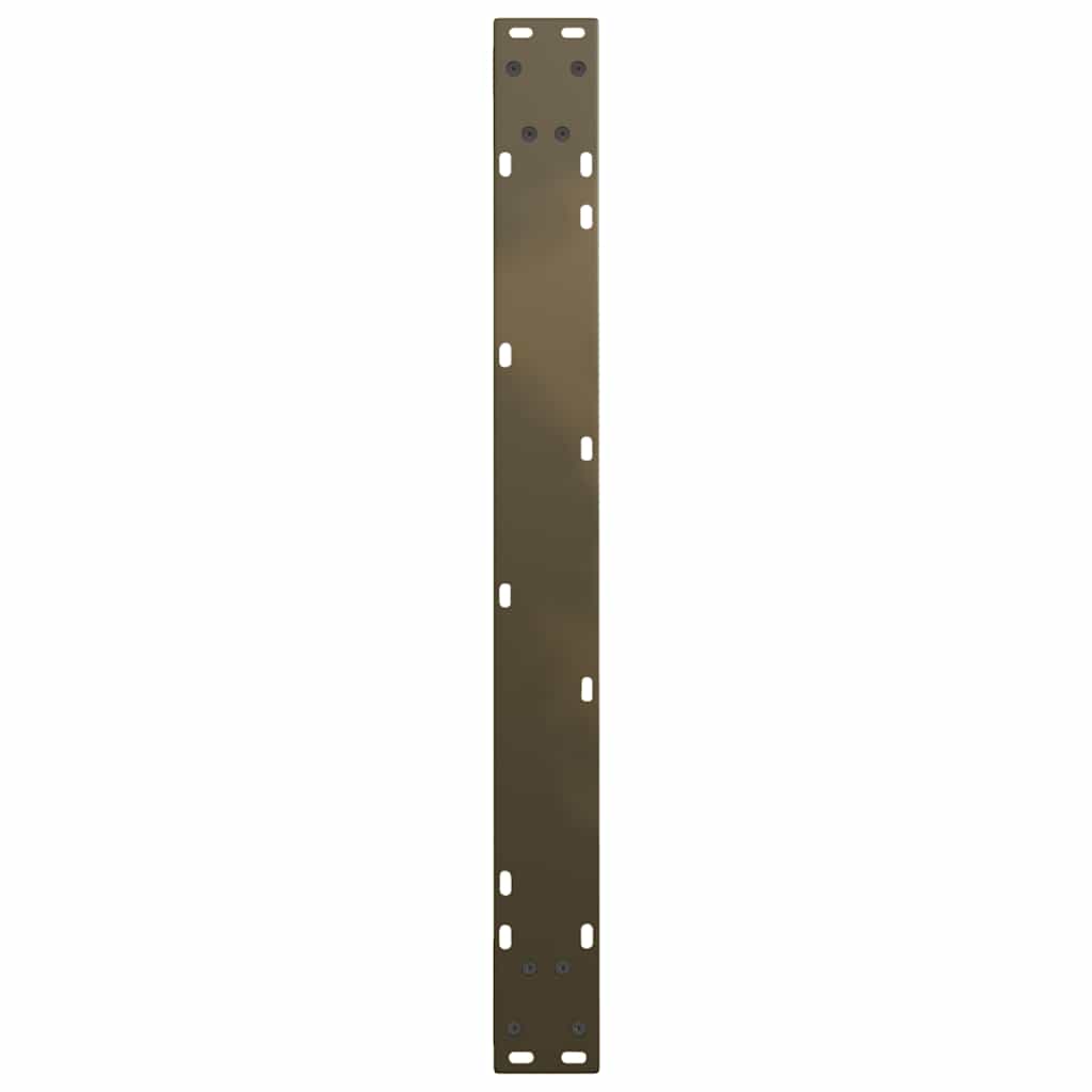 vidaXL Nogi do stołu jadalnego w kształcie litery V 3 szt. Naturalna stal 80x(72-73,3) cm Stal