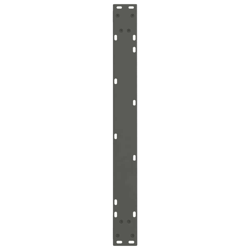 vidaXL Nogi do stołu jadalnego w kształcie litery V 3 szt. Antracyt 90x(72-73,3) cm Stal