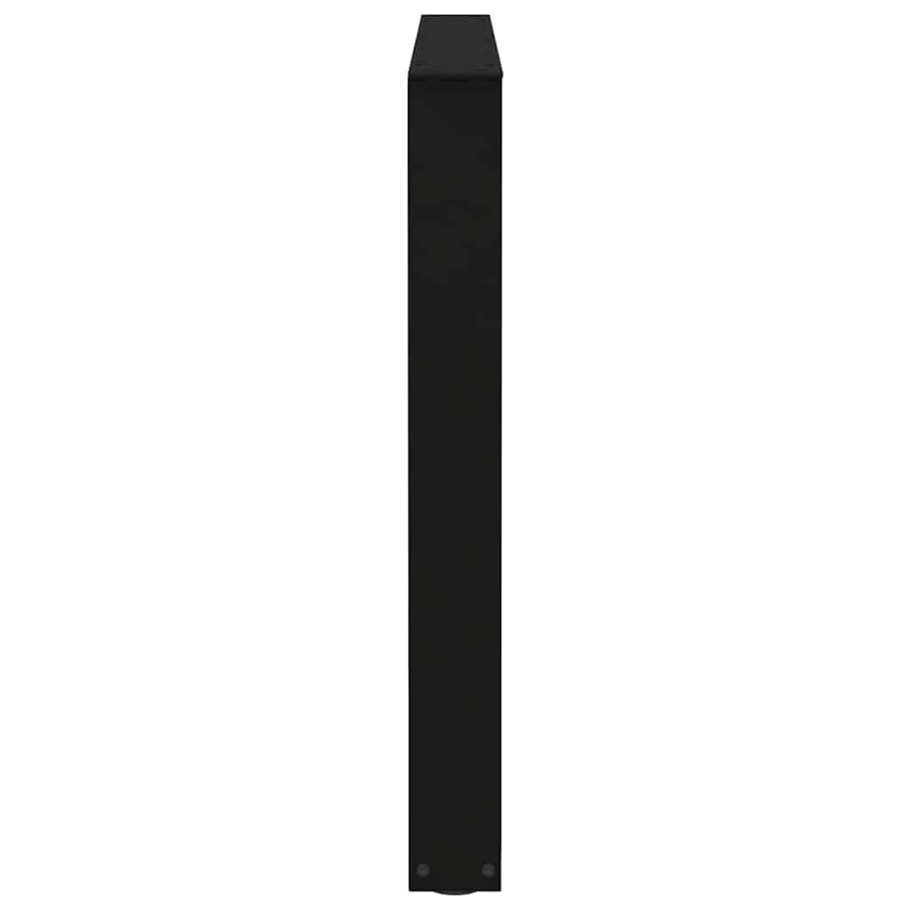 vidaXL Nogi do stołu jadalnego w kształcie litery V 3 szt. Czarne 100x(72-73,3) cm Stal