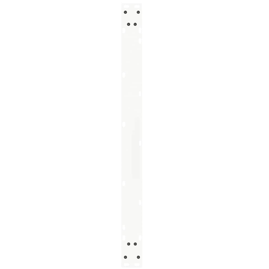vidaXL Nogi do stołu jadalnego w kształcie litery V 3 szt. Białe 100x(72-73,3) cm Stal
