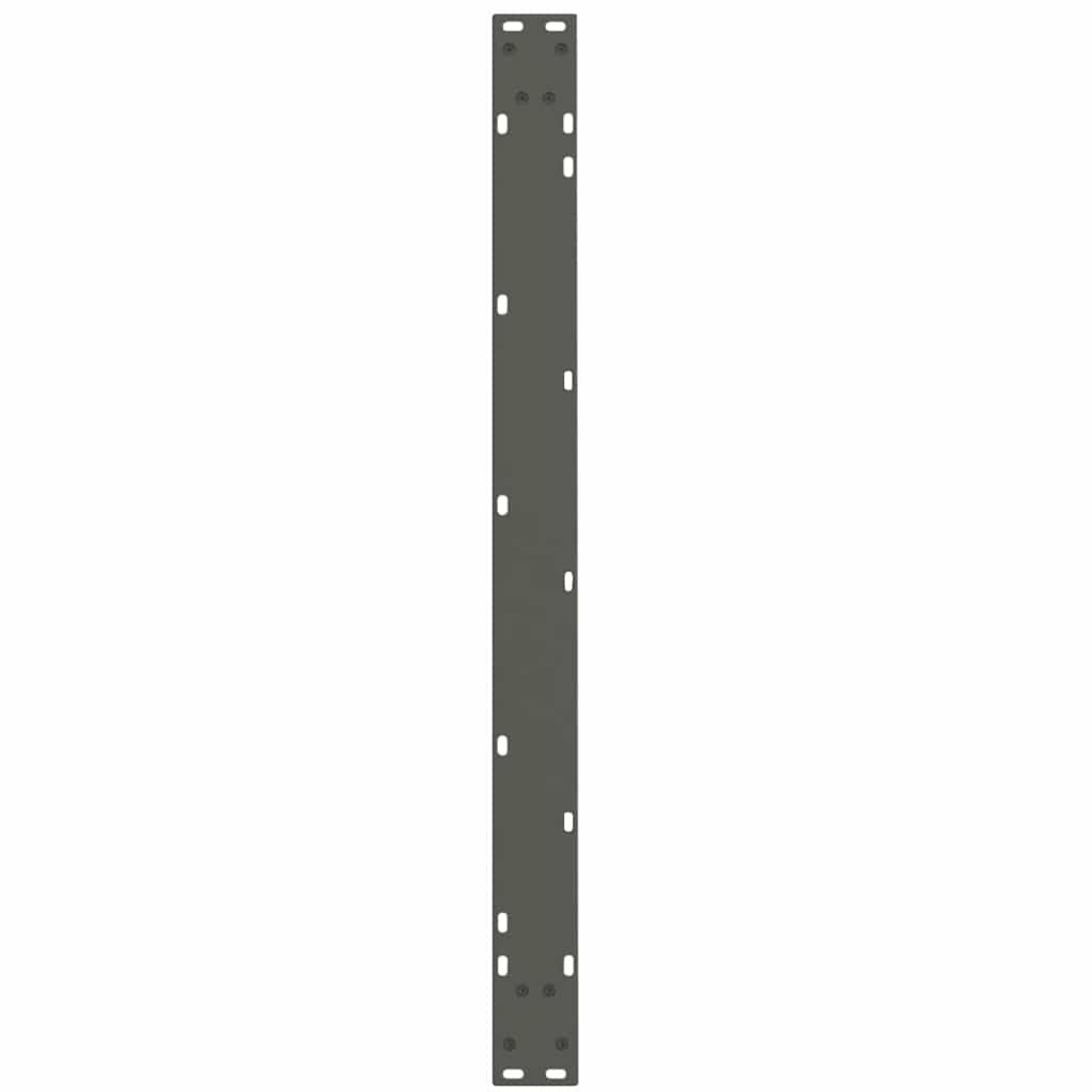 vidaXL Nogi do stołu jadalnego w kształcie litery V 3 szt. Antracyt 100x(72-73,3) cm Stal