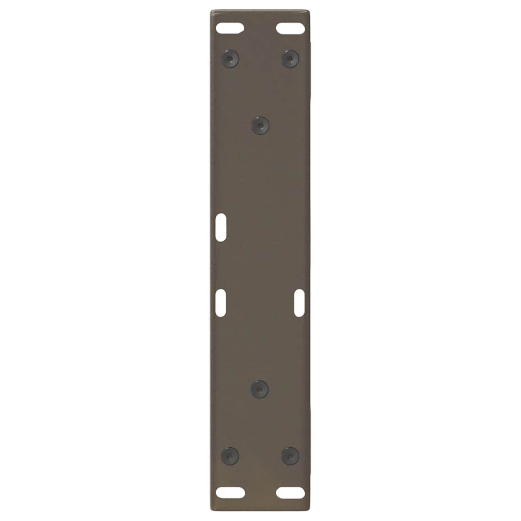 vidaXL Nogi do stolika kawowego 2 szt. Naturalna stal 30x(30-31,3) cm Stal