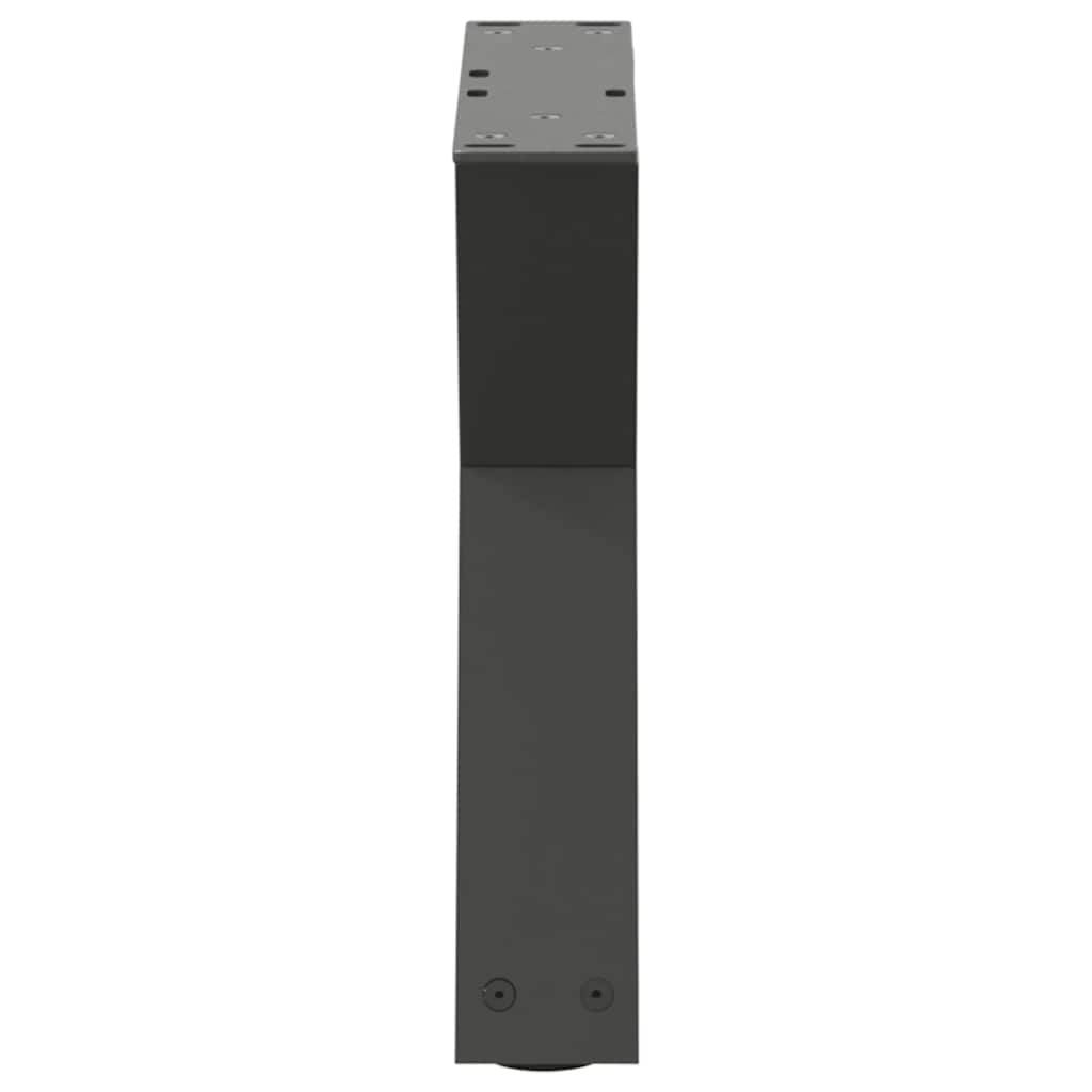 vidaXL Nogi do stolika kawowego 2 szt. Antracyt 40x(30-31,3) cm Stal