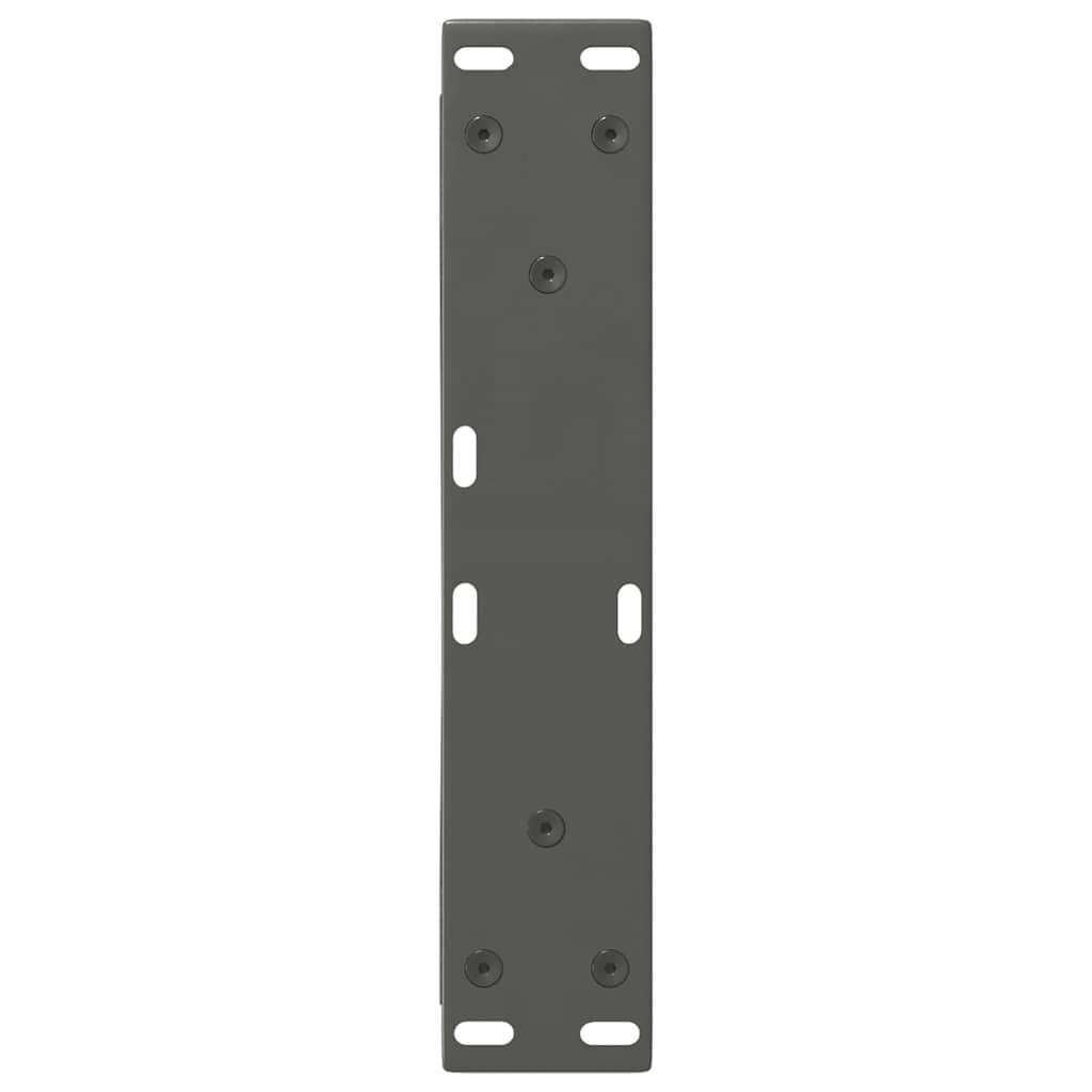 vidaXL Nogi do stolika kawowego 2 szt. Antracyt 40x(30-31,3) cm Stal