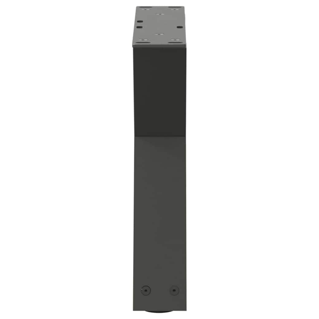 vidaXL Nogi do stolika kawowego 2 szt. Antracyt 50x(30-31,3) cm Stal