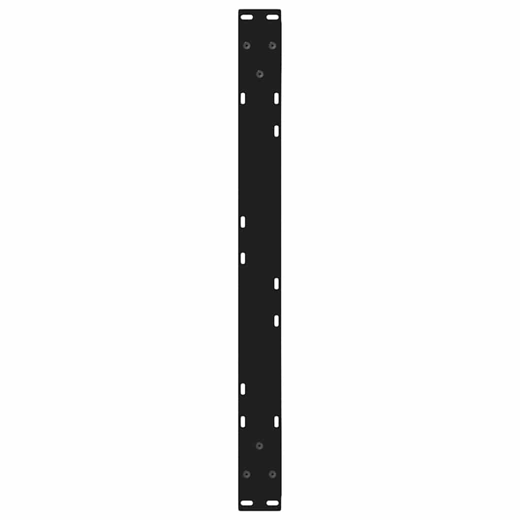vidaXL Nogi do stolika kawowego 2 szt. Czarne 70x(30-31,3) cm Stal