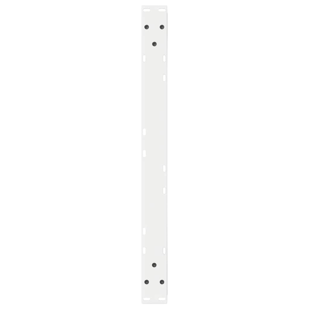 vidaXL Nogi do stolika kawowego 2 szt. Białe 70x(30-31,3) cm Stal