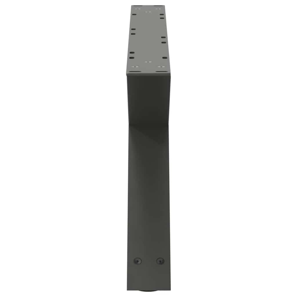 vidaXL Nogi do stolika kawowego 2 szt. Antracyt 70x(30-31,3) cm Stal