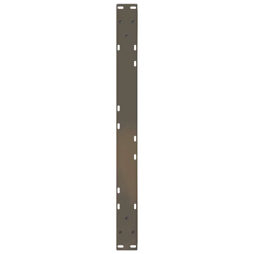 vidaXL Nogi do stolika kawowego 2 szt. Naturalna stal 70x(30-31,3) cm Stal
