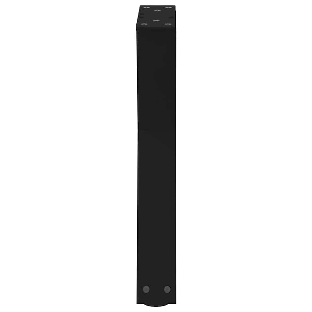 vidaXL Nogi do stolika kawowego 2 szt. Czarne 28x(42-43,3) cm Stal