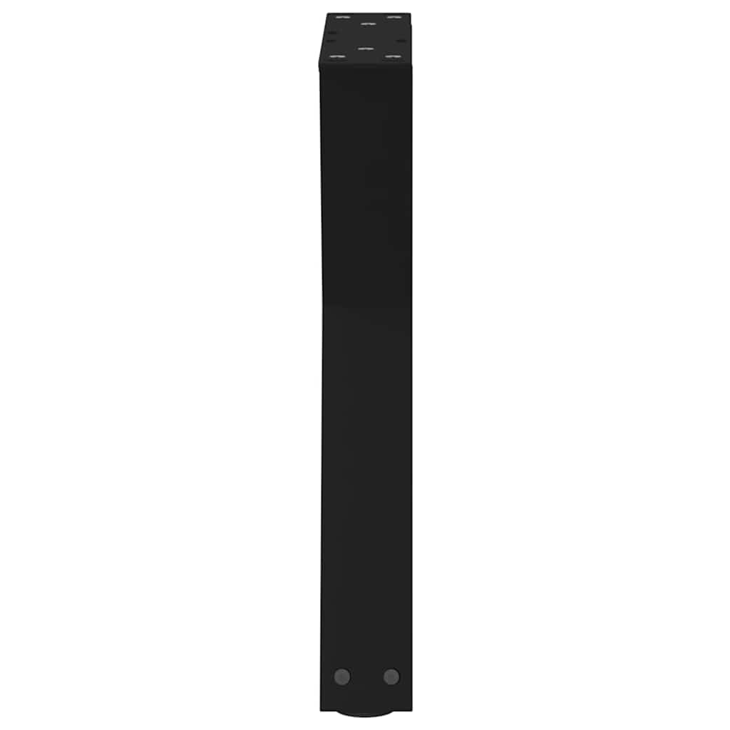 vidaXL Nogi do stolika kawowego 2 szt. Czarne 38x(42-43,3) cm Stal
