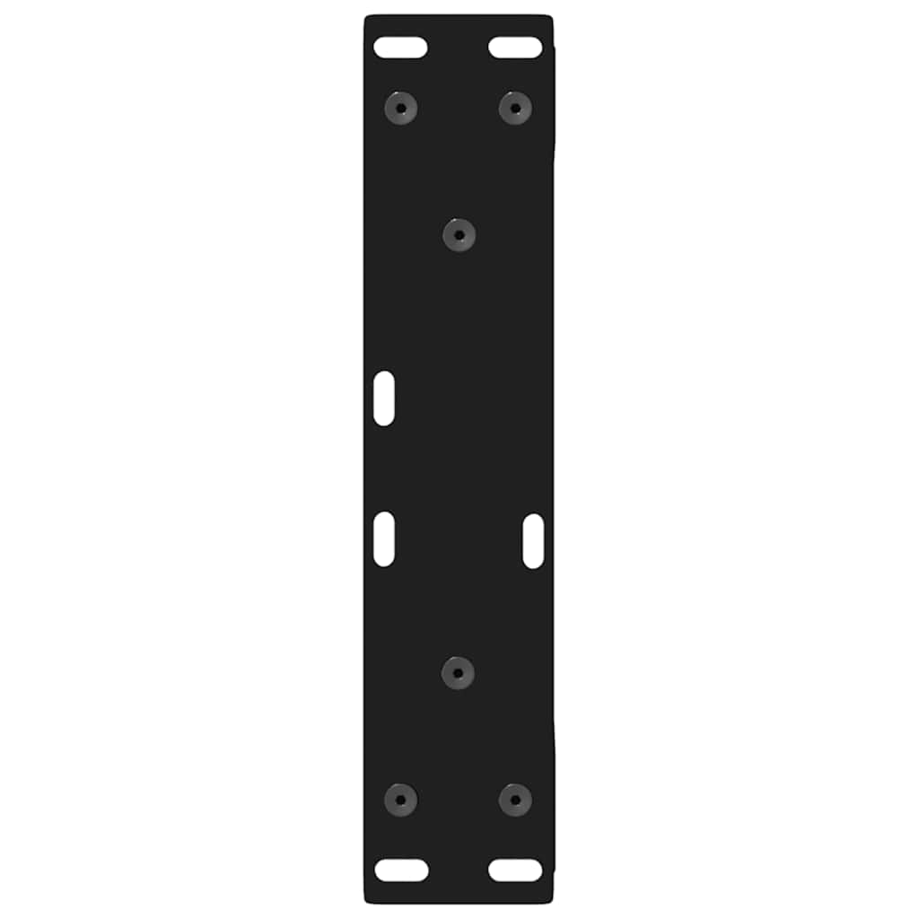 vidaXL Nogi do stolika kawowego 2 szt. Czarne 38x(42-43,3) cm Stal