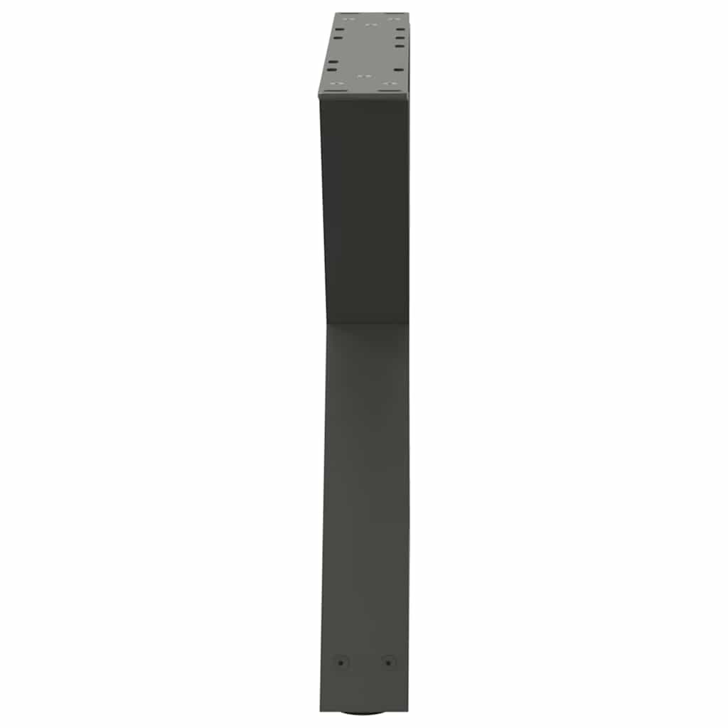 vidaXL Nogi do stolika kawowego 2 szt. Antracyt 50x(42-43,3) cm Stal