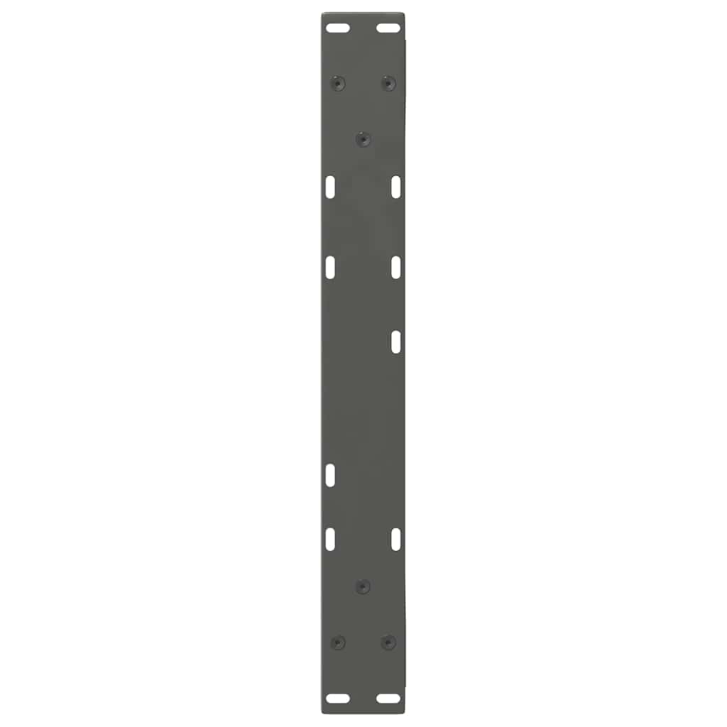vidaXL Nogi do stolika kawowego 2 szt. Antracyt 50x(42-43,3) cm Stal