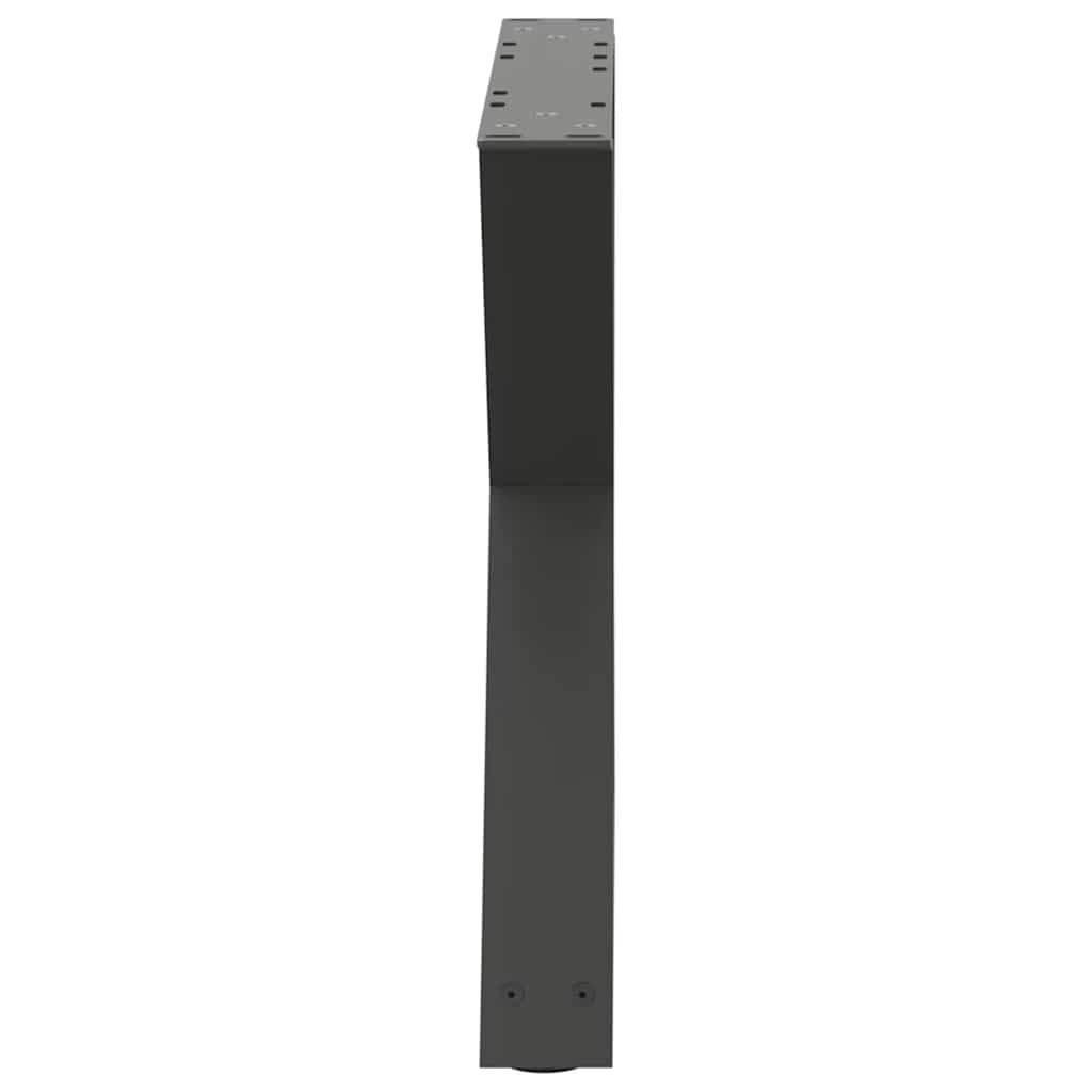 vidaXL Nogi do stolika kawowego 2 szt. Antracyt 60x(42-43,3) cm Stal
