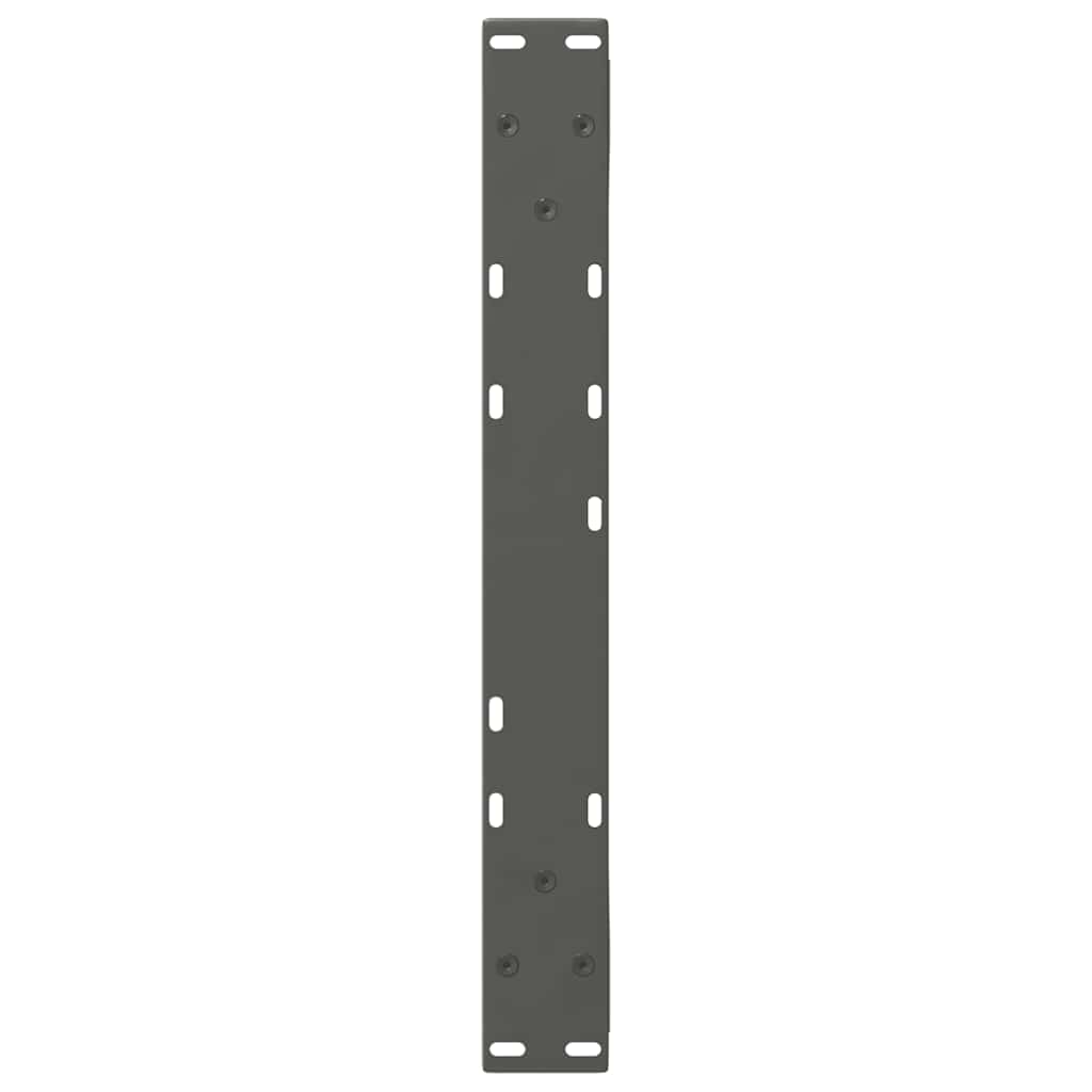 vidaXL Nogi do stolika kawowego 2 szt. Antracyt 60x(42-43,3) cm Stal