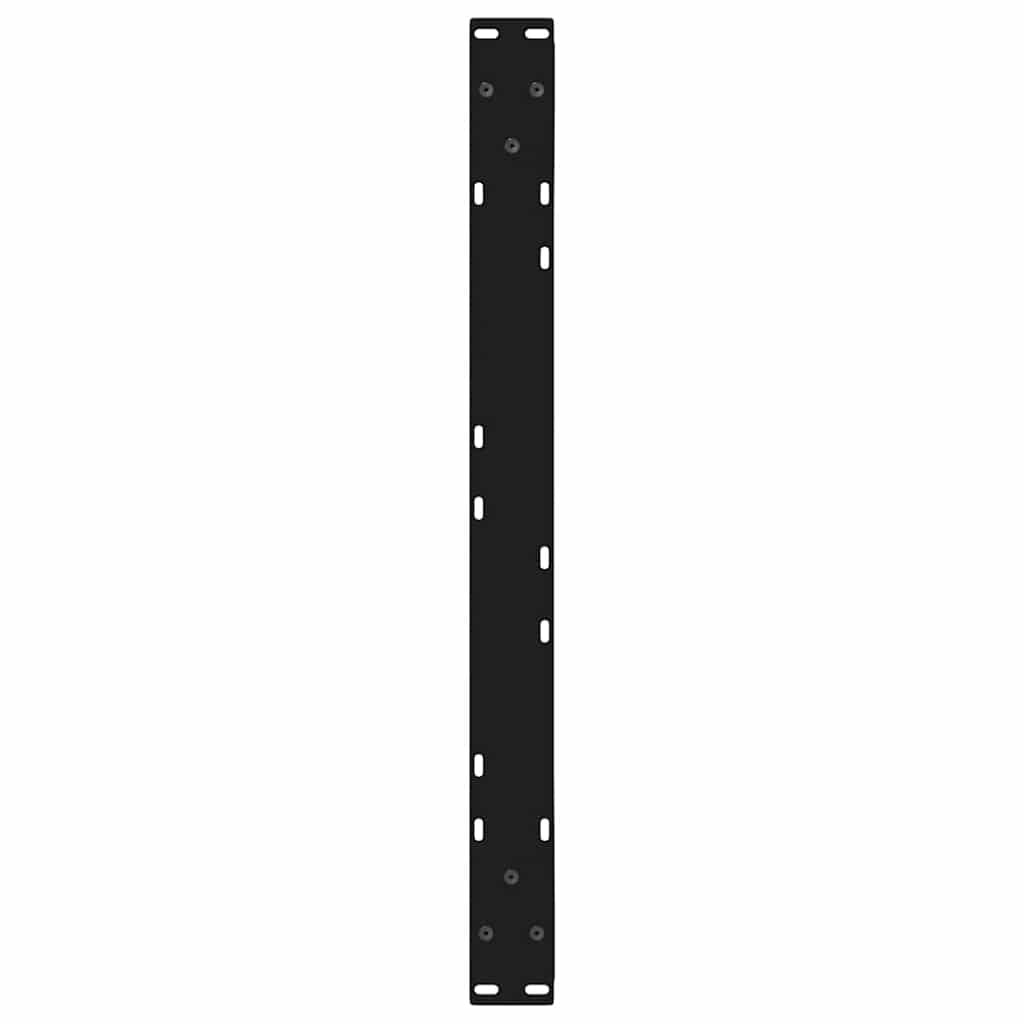 vidaXL Nogi do stolika kawowego 2 szt. Czarne 70x(42-43,3) cm Stal