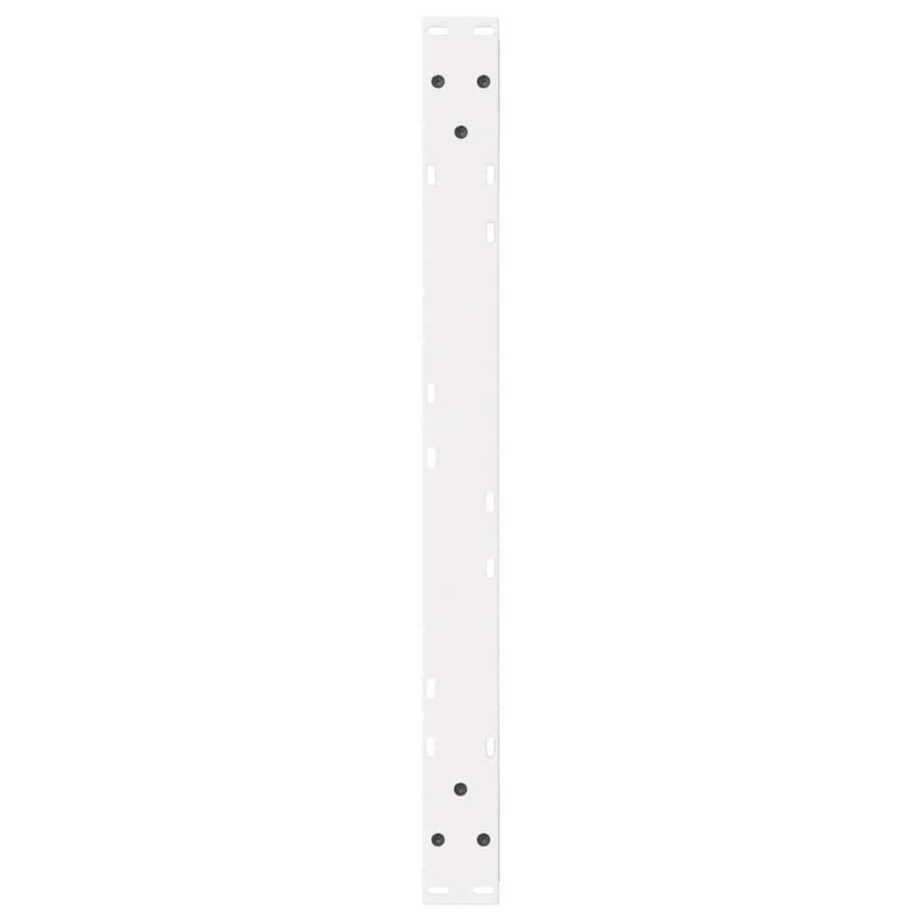 vidaXL Nogi do stolika kawowego 2 szt. Białe 70x(42-43,3) cm Stal