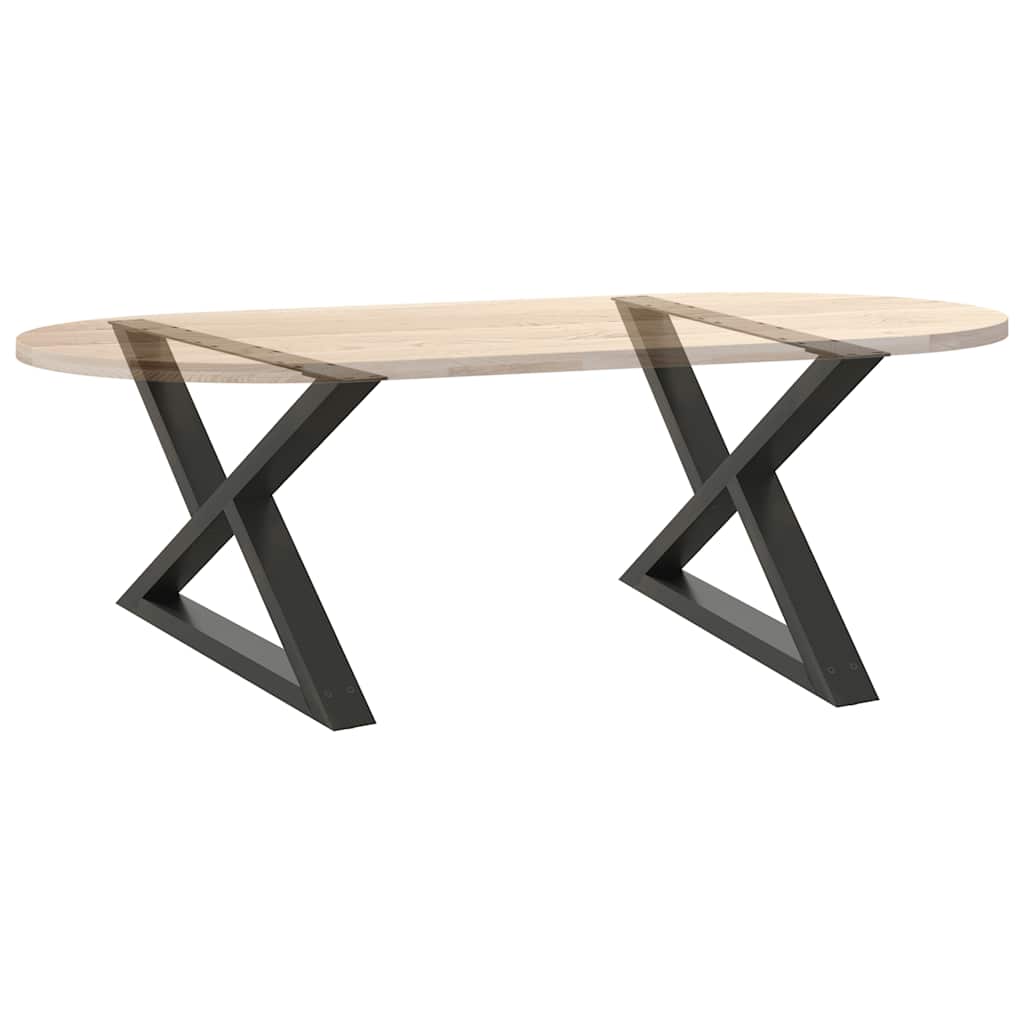 vidaXL Nogi do stolika kawowego 2 szt. Antracyt 70x(42-43,3) cm Stal