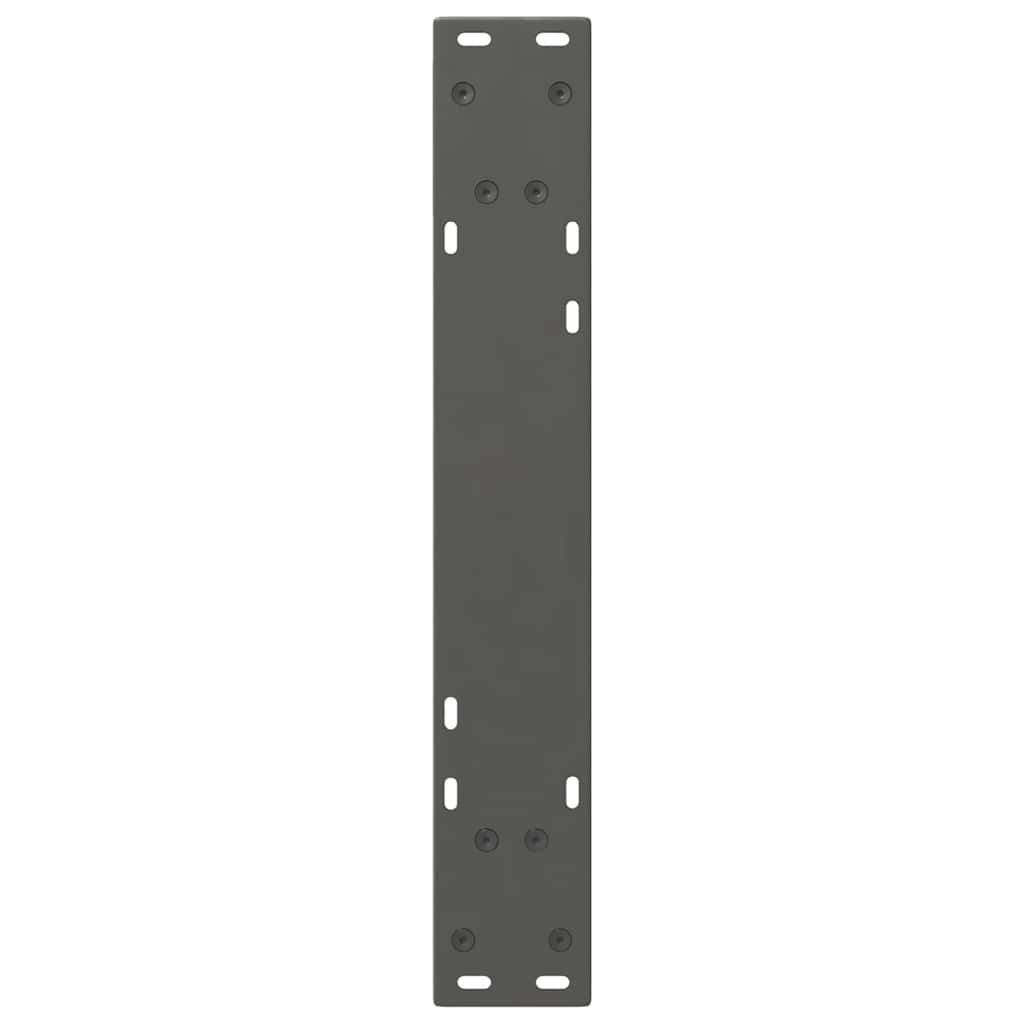 vidaXL Nogi do stołu jadalnego 2 szt. Antracyt 50x(72-73,3) cm Stal