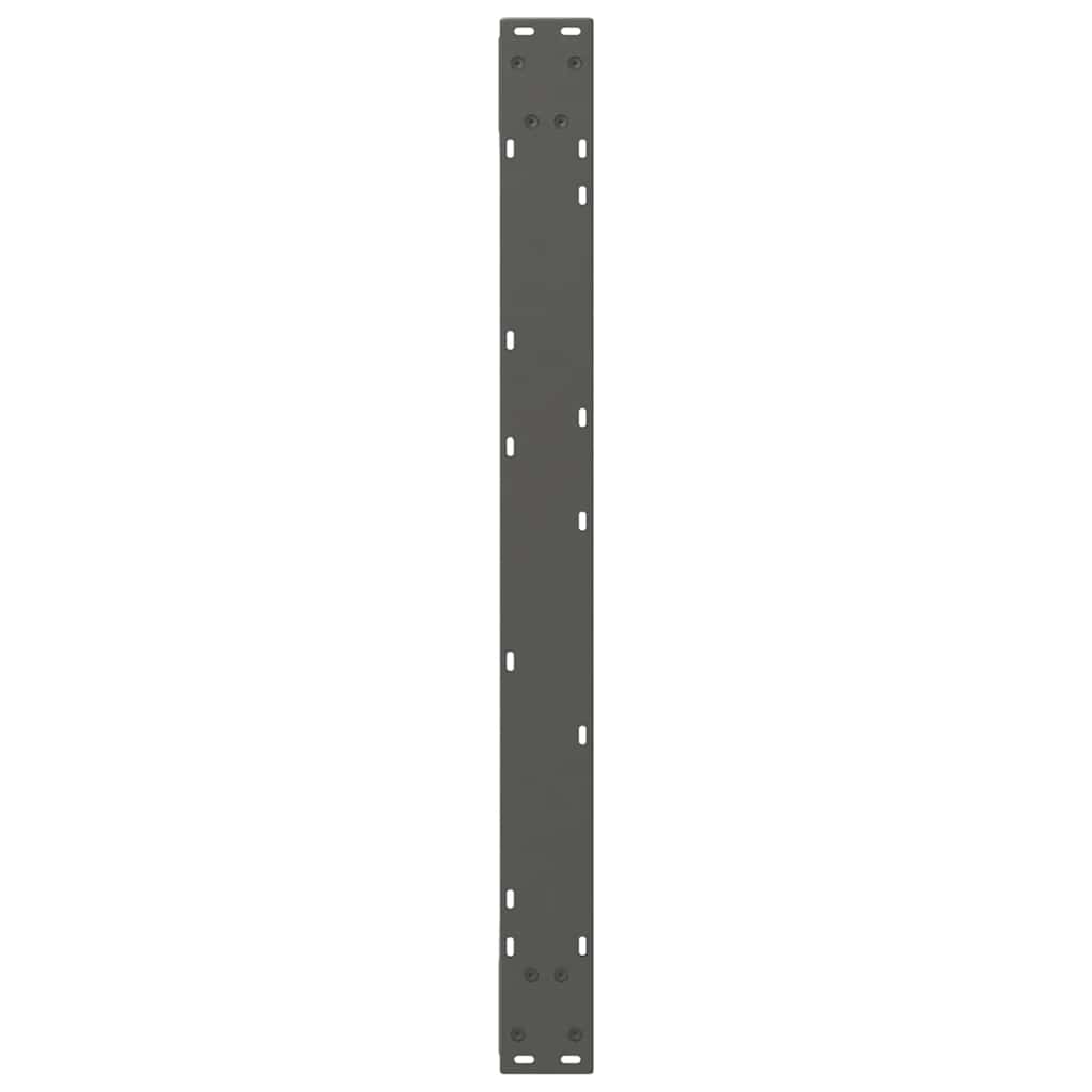 vidaXL Nogi do stołu jadalnego 2 szt. Antracyt 90x(72-73,3) cm Stal