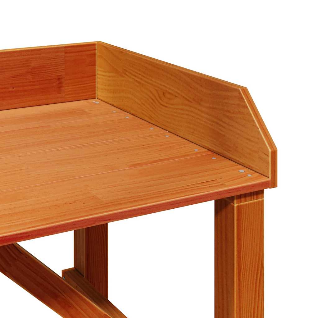 vidaXL Stół do przesadzania z półką Brązowy 75 x 40 x 90 cm