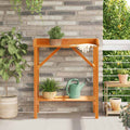 vidaXL Stół do przesadzania z półką Brązowy 75 x 40 x 90 cm