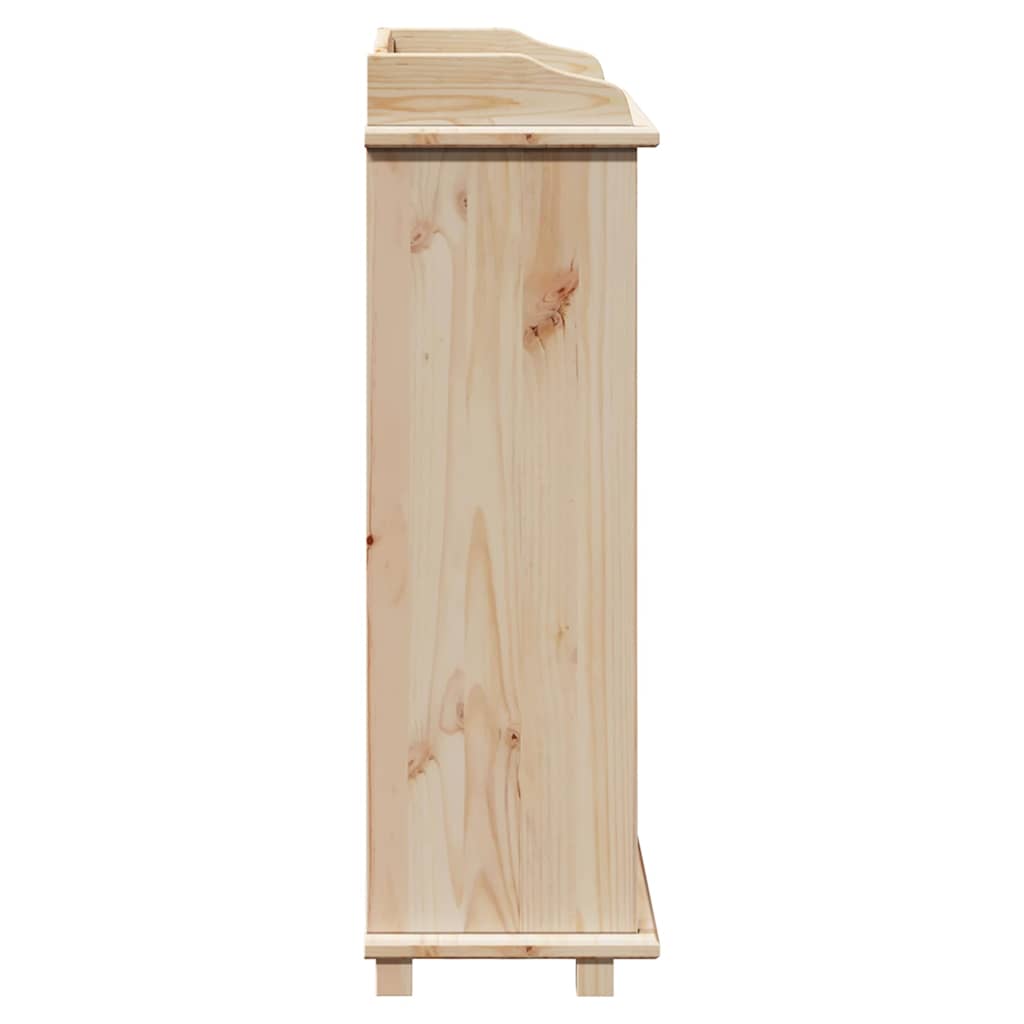 vidaXL Regał na wino Naturalny 58 x 28 x 90 cm Drewno sosnowe