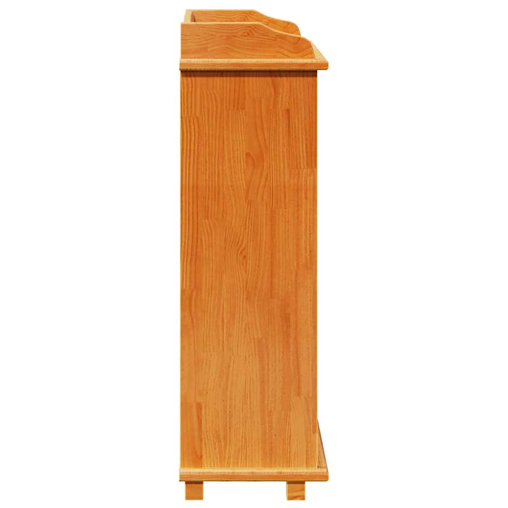 vidaXL Regał na wino Brązowy 58 x 28 x 90 cm Lite drewno sosnowe