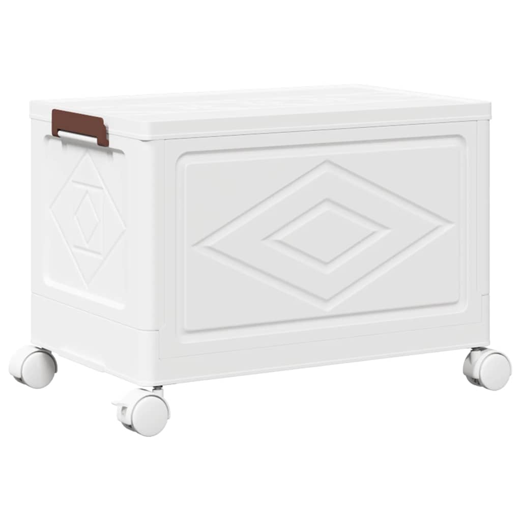 vidaXL Skrzynia do przechowywania z kółkami, 28 L, 48,5x29,5x33 cm