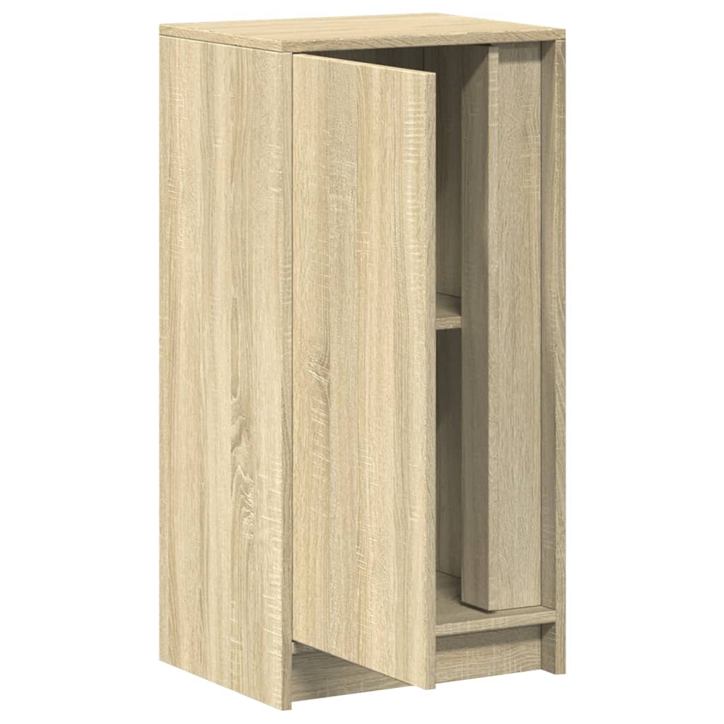 vidaXL Szafka z LED, dąb sonoma, 42,5x34x85cm, materiał drewnopochodny