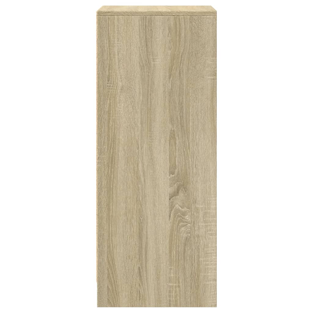 vidaXL Szafka z LED, dąb sonoma, 42,5x34x85cm, materiał drewnopochodny