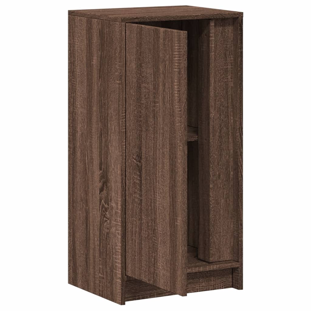 vidaXL Szafka z LED, brązowy dąb, 42,5x34x85 cm