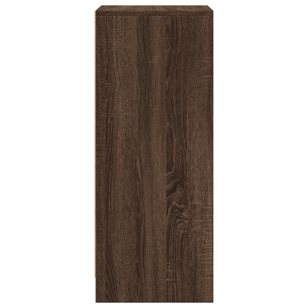 vidaXL Szafka z LED, brązowy dąb, 42,5x34x85 cm