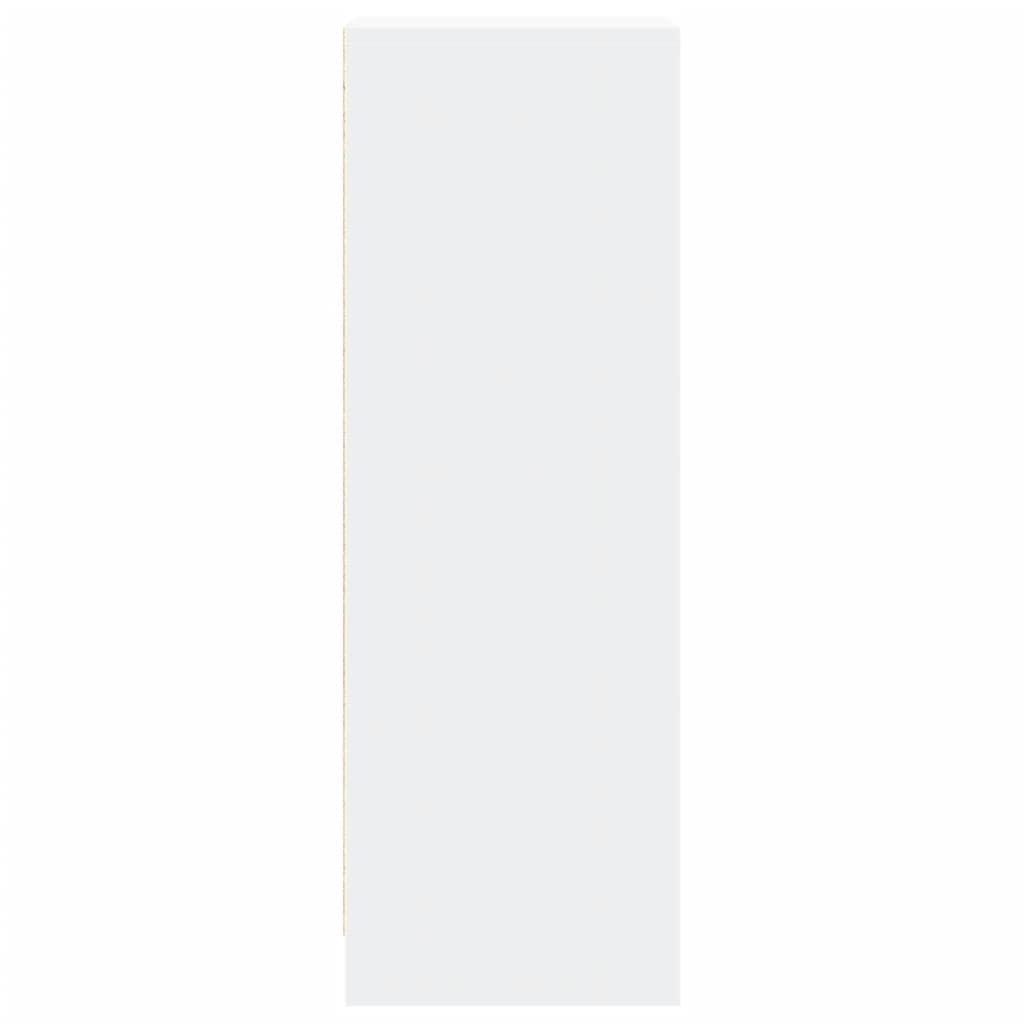 vidaXL Szafka z LED, biała, 42,5x34x100 cm, materiał drewnopochodny