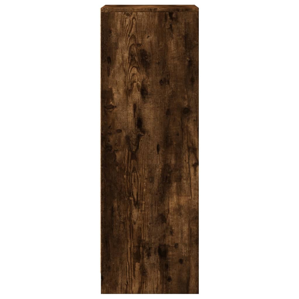 vidaXL Szafka z LED, przydymiony dąb, 42,5x34x100 cm